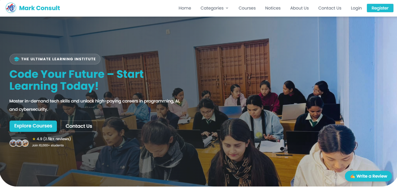 Mark Consult Website